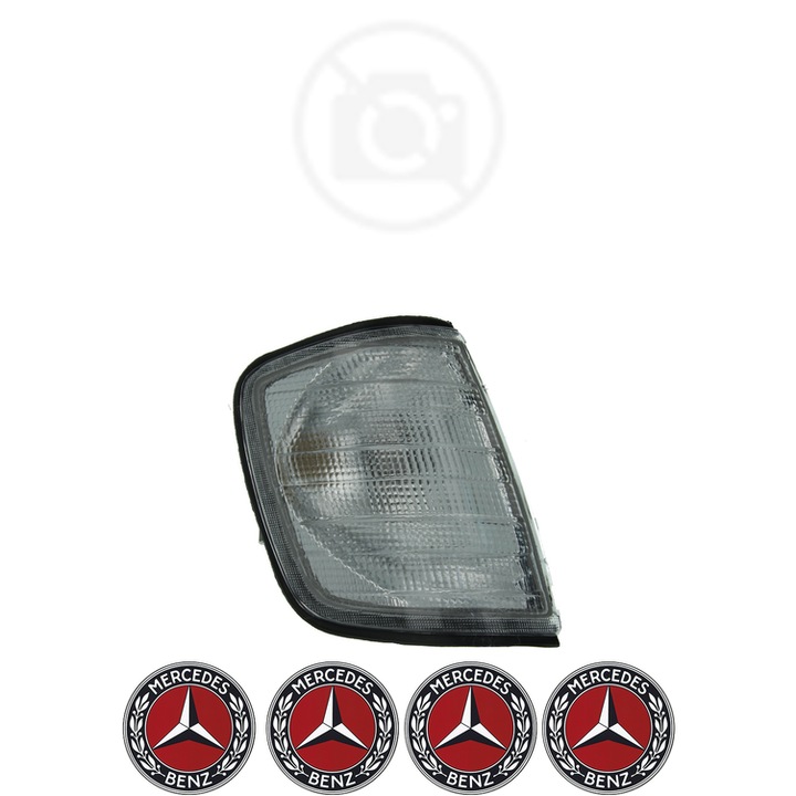 Semnalizator Fata Dreapta MERCEDES-BENZ W124 din 1984-1998, Auto, Depo, 4 Stickere auto cu MERCEDES-BENZ