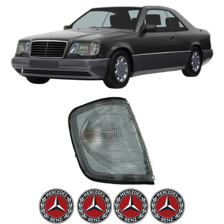 Semnalizator Fata Dreapta MERCEDES-BENZ E-CLASS Coupe (C124) din 1993-1997, Auto, Depo, 4 Stickere auto cu MERCEDES-BENZ