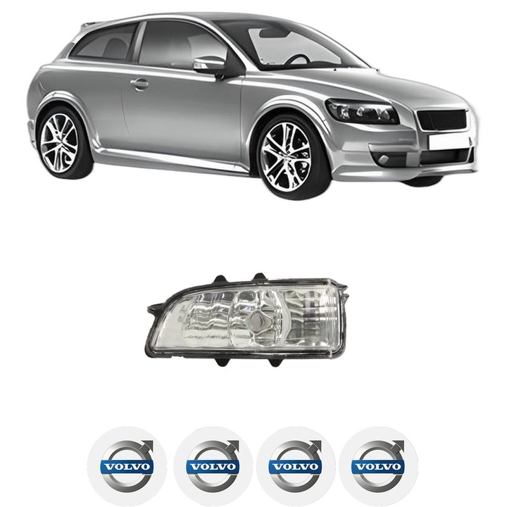 Indicator oglinda Partea Stanga VOLVO C30 (533) din 2006-2012, Auto, Blic, 4 Stickere auto cu VOLVO