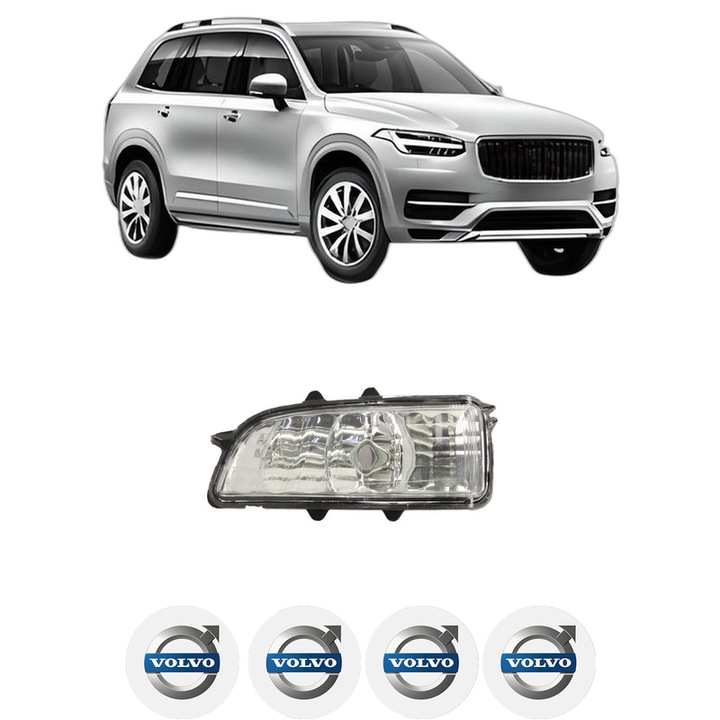 Indicator oglinda Partea Stanga VOLVO XC90 II (256) din 2014-2022, Auto, Blic, 4 Stickere auto cu VOLVO
