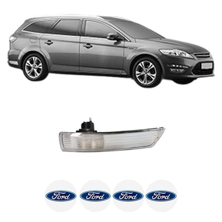 Indicator oglinda Fata Dreapta FORD MONDEO IV Van din 2007-2014, Auto, Blic, 4 Stickere auto cu FORD