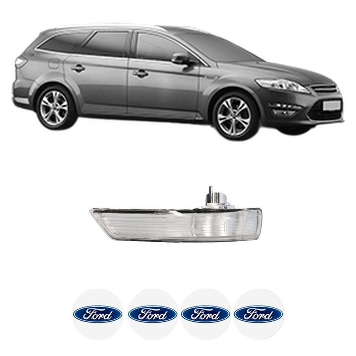 Indicator oglinda Fata Stanga FORD MONDEO IV Van din 2007-2014, Auto, Blic, 4 Stickere auto cu FORD