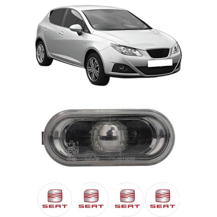 Semnalizator 0 Dreapta / Stanga SEAT IBIZA IV (6J5, 6P1) din 2008-2017, Auto, Blic, 4 Stickere auto cu SEAT