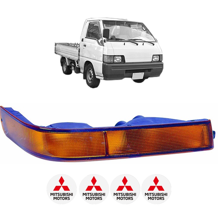 Semnalizator Fata Dreapta MITSUBISHI L 300 III Platform/Chassis (P1_T ) din 1994-2000, Auto, Depo, 4 Stickere auto cu MITSUBISHI