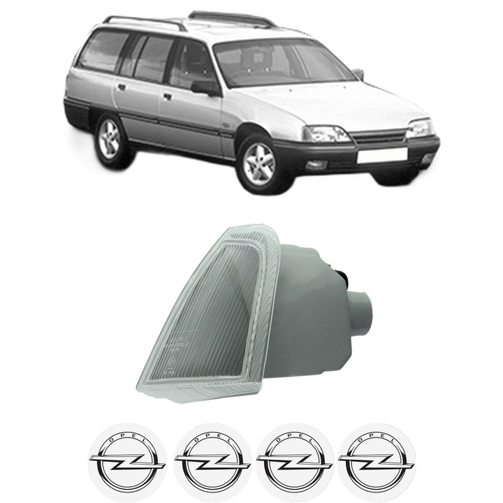 Semnalizator Fata Stanga OPEL OMEGA A Estate (V87) din 1986-1994, Auto, Depo, 4 Stickere auto cu OPEL
