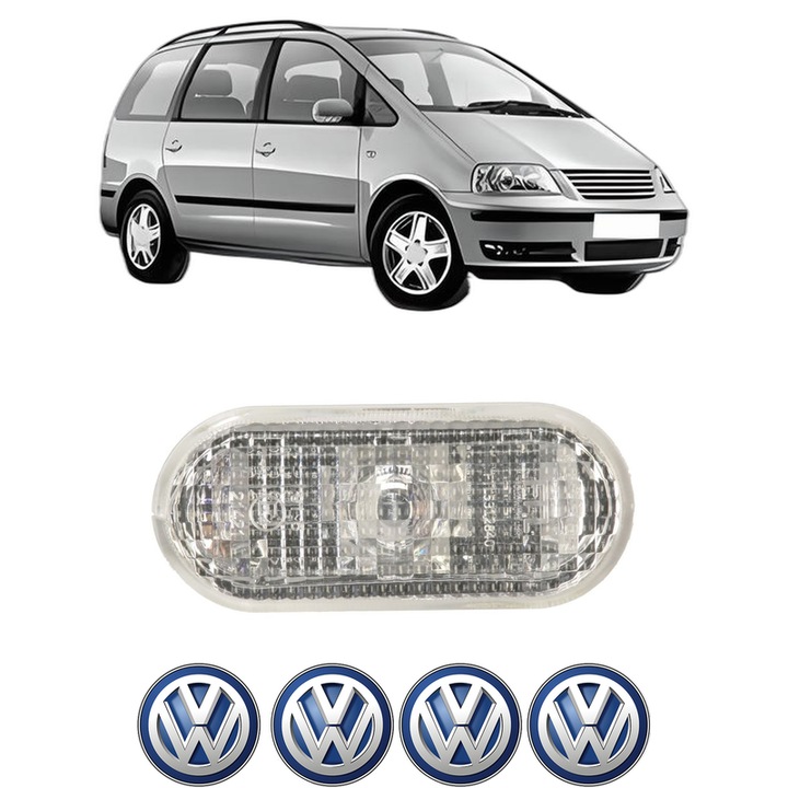 Semnalizator Partea Dreapta / Stanga Volkswagen SHARAN (7M8, 7M9, 7M6) din 1995-2010, Auto, Blic, 4 Stickere auto cu Volkswagen