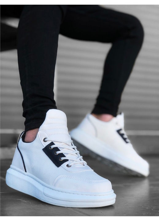 Férfi cipők, Textil, Base, 322444, Fehér, 40