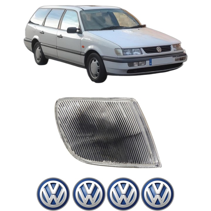 Semnalizator Fata Dreapta Volkswagen PASSAT B3/B4 (315, 3A5) din 1989-1996, Auto, Depo, 4 Stickere auto cu Volkswagen