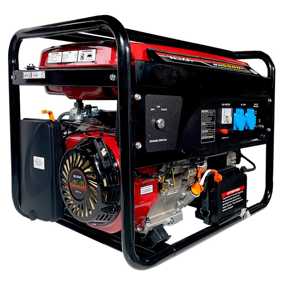 Generator Curent Monofazat Weima WM 5500 E, 5.5kW, Motor 13 CP, Putere ...