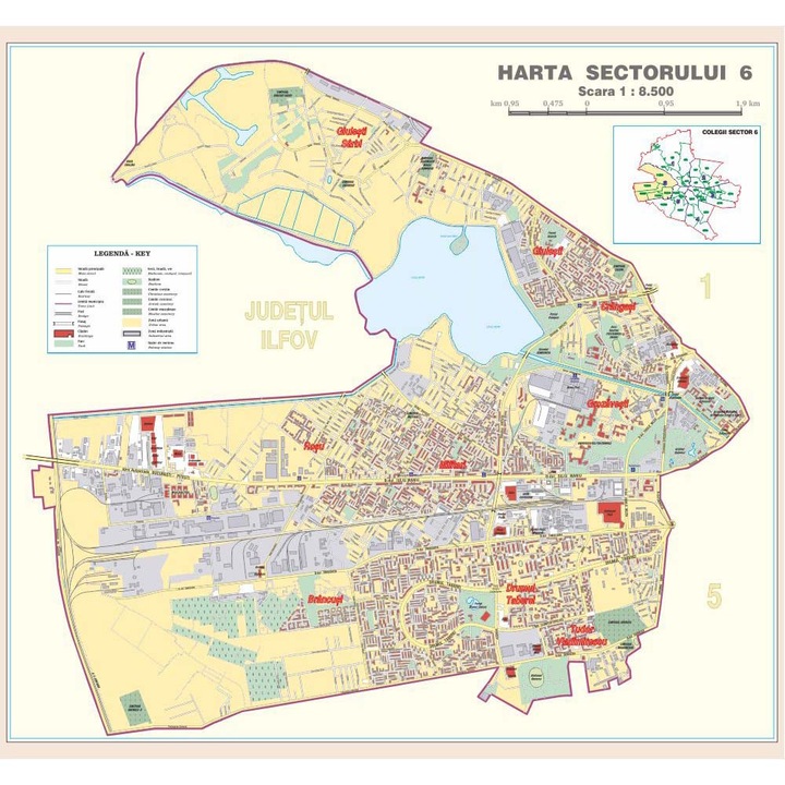 Harta Bucuresti Sector 6