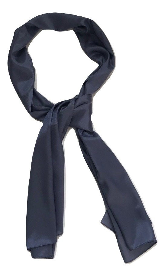 Esarfa matase naturala- culoare albastru lavanda