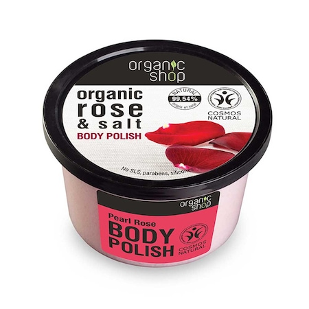 Exfoliant de corp Organic Shop Pearl Rose 250 ml