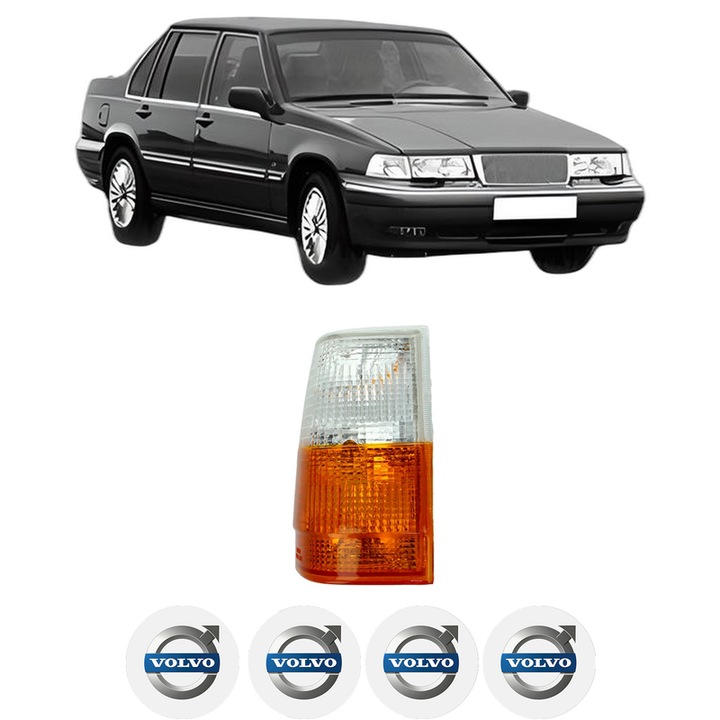 Semnalizator Fata Dreapta VOLVO 960 (964) din 1990-1994, Auto, Depo, 4 Stickere auto cu VOLVO