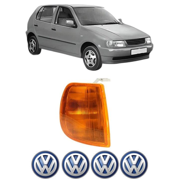 Semnalizator Fata Dreapta Volkswagen POLO III (6N1) din 1994-1999, Auto, Depo, 4 Stickere auto cu Volkswagen