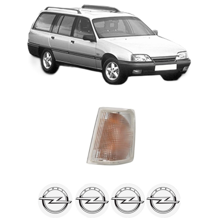 Semnalizator Fata Stanga OPEL OMEGA A Estate (V87) din 1986-1994, Auto, Depo, 4 Stickere auto cu OPEL