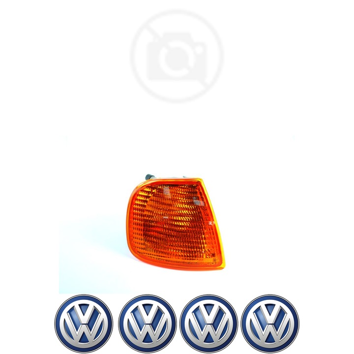 Semnalizator Fata Dreapta Volkswagen POLO din 1990-2021, Auto, Depo, 4 Stickere auto cu Volkswagen