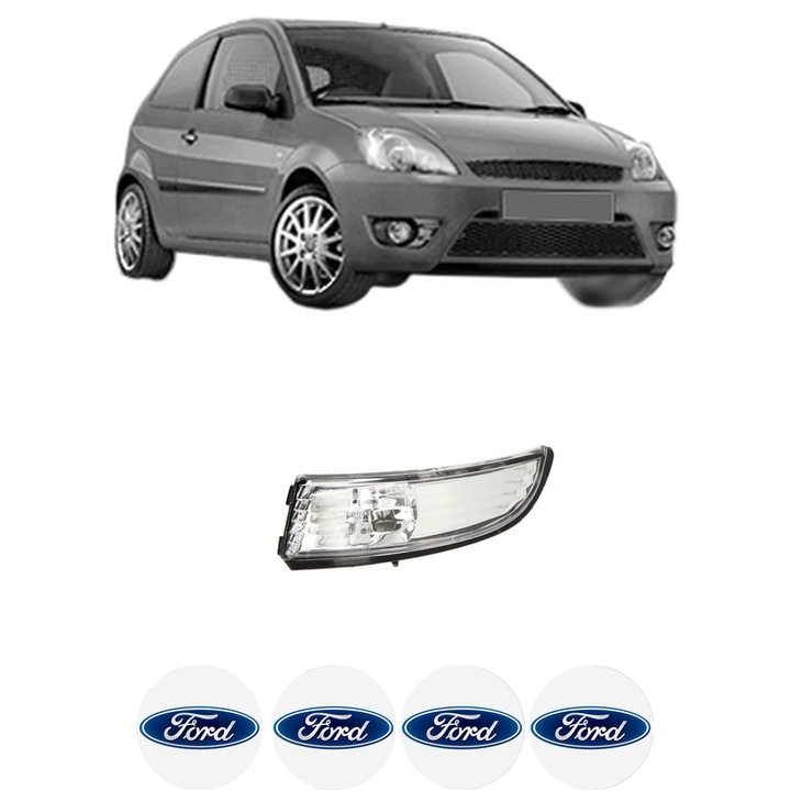 Indicator oglinda Partea Stanga FORD FIESTA V Van din 2002-2010, Auto, Blic, 4 Stickere auto cu FORD