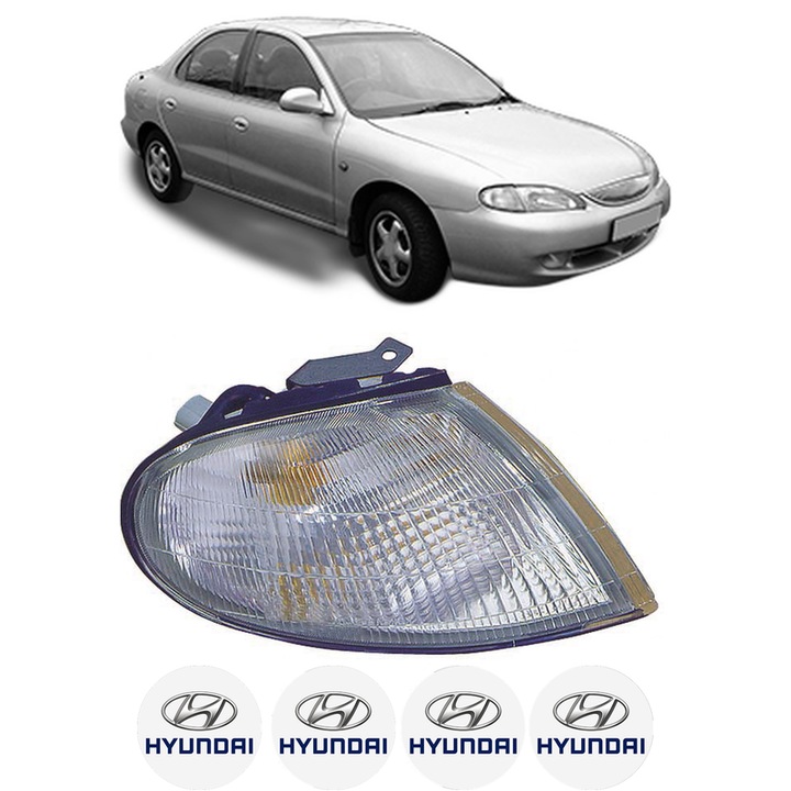 Semnalizator Fata Dreapta HYUNDAI LANTRA II (J-2) din 1995-2000, Auto, Depo, 4 Stickere auto cu HYUNDAI