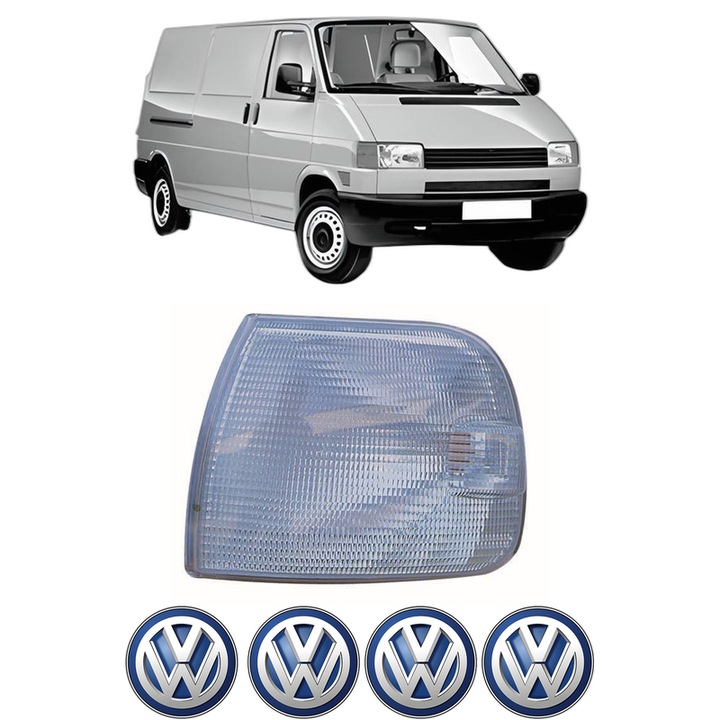 Semnalizator Fata Dreapta Volkswagen TRANSPORTER T4 Van (70A, 70H, 7DA, 7DH) din 1990-2003, Auto, Depo, 4 Stickere auto cu Volkswagen