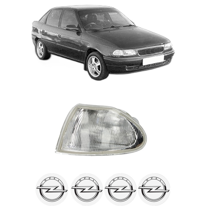Semnalizator Fata Stanga OPEL ASTRA F CLASSIC Saloon (T92) din 1998-2002, Auto, Depo, 4 Stickere auto cu OPEL
