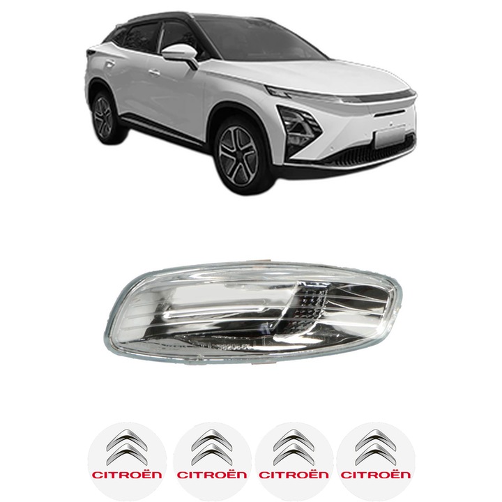 Indicator oglinda Partea Stanga CITROEN C5 din 2001-2017, Auto, Blic, 4 Stickere auto cu CITROEN