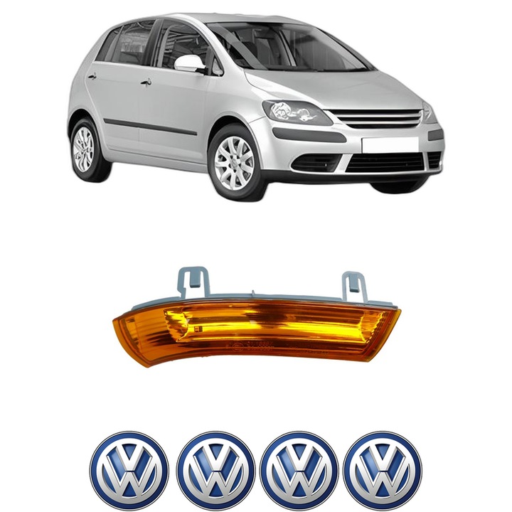 Indicator oglinda Partea Dreapta Volkswagen GOLF PLUS V (5M1, 521) din 2004-2013, Auto, Blic, 4 Stickere auto cu Volkswagen