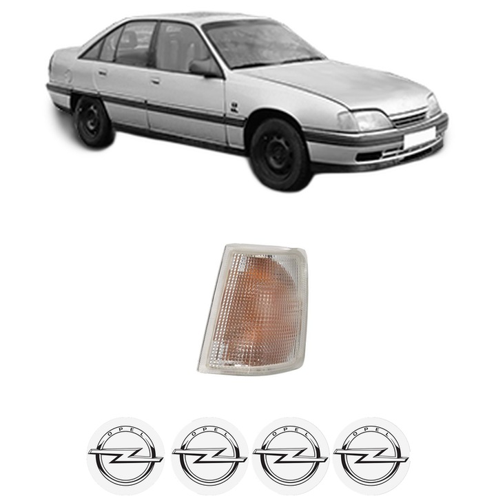 Semnalizator Fata Stanga OPEL OMEGA A (V87) din 1986-1994, Auto, Depo, 4 Stickere auto cu OPEL