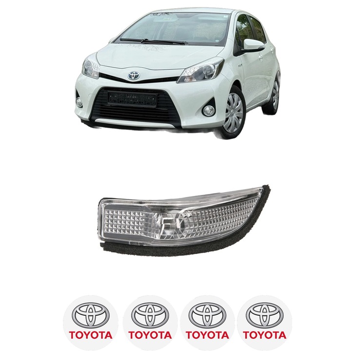 Indicator oglinda Partea Dreapta TOYOTA YARIS (_P15_) din 2016, Auto, Blic, 4 Stickere auto cu TOYOTA