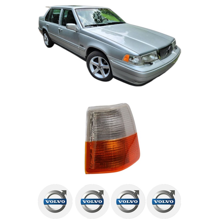 Semnalizator Fata Stanga VOLVO S90 I (964) din 1997-1998, Auto, Depo, 4 Stickere auto cu VOLVO