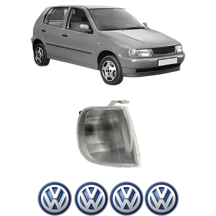 Semnalizator Fata Dreapta Volkswagen POLO III (6N1) din 1994-1999, Auto, Depo, 4 Stickere auto cu Volkswagen