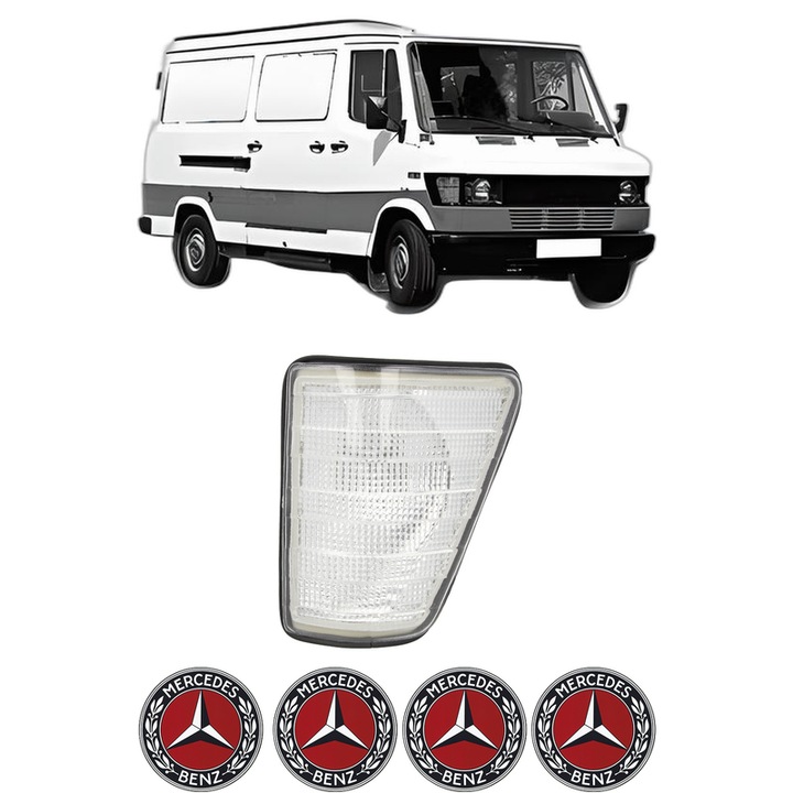 Semnalizator Fata Stanga MERCEDES-BENZ T1 Van (B602) din 1982-1996, Auto, Depo, 4 Stickere auto cu MERCEDES-BENZ