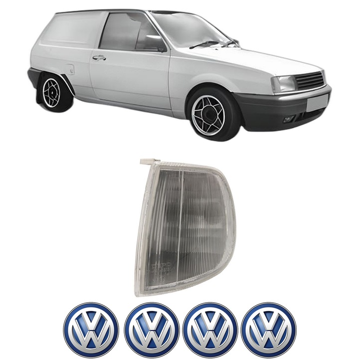 Semnalizator Fata Stanga Volkswagen POLO Van Hatchback Van (6N1) din 1994-1999, Auto, Depo, 4 Stickere auto cu Volkswagen