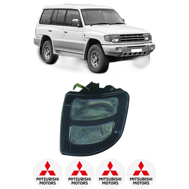 Semnalizator Fata Stanga MITSUBISHI PAJERO II (V3_W, V2_W, V4_W, V5_W) din 1990-1999, Auto, Depo, 4 Stickere auto cu MITSUBISHI