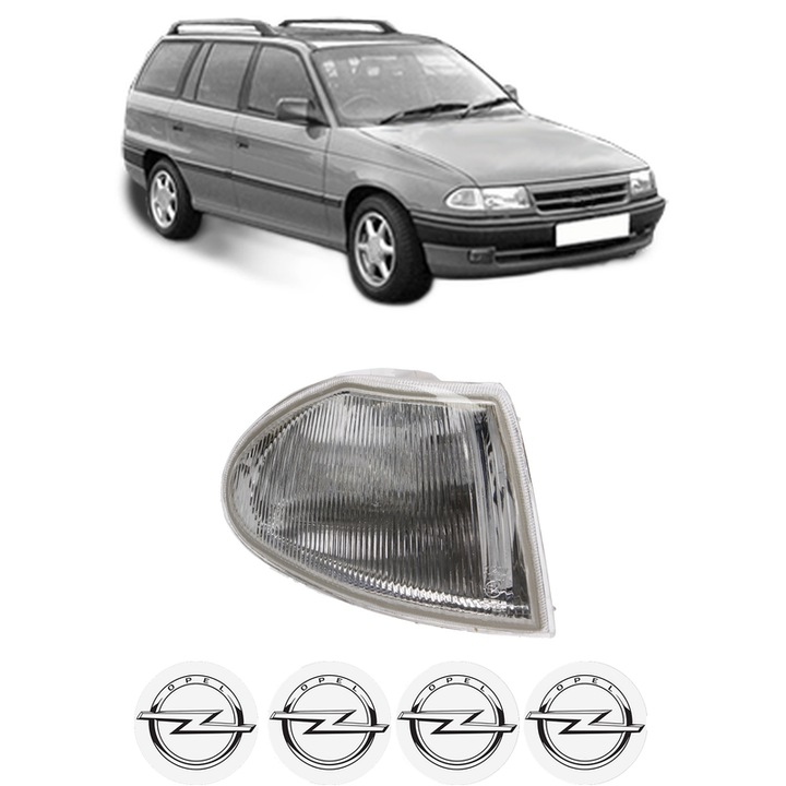 Semnalizator Fata Dreapta OPEL ASTRA F Estate (T92) din 1991-1998, Auto, Depo, 4 Stickere auto cu OPEL