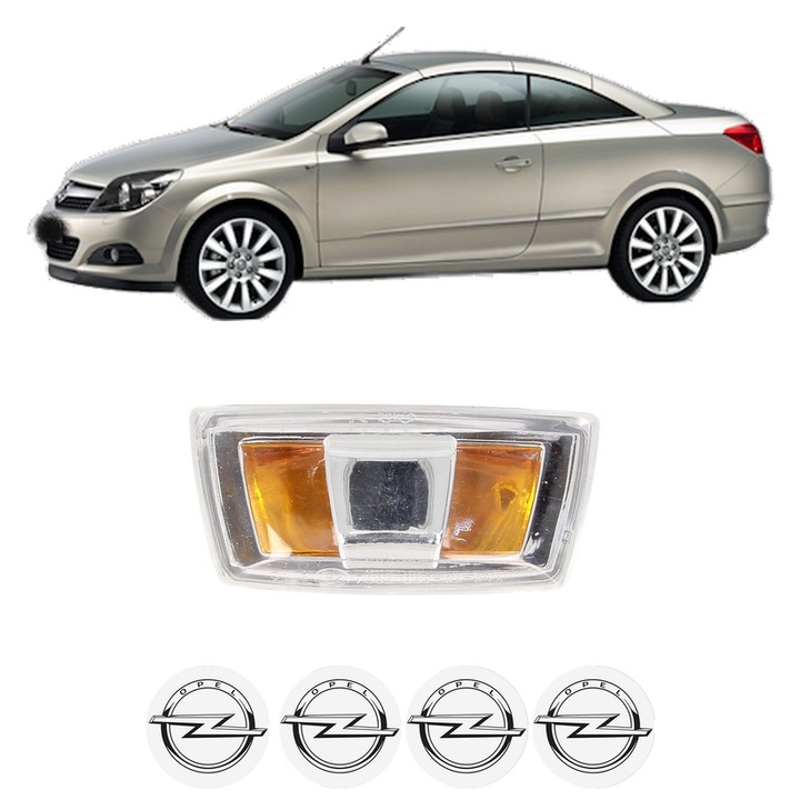 Semnalizator Partea Dreapta OPEL ASTRA H TwinTop (A04) din 2005-2010, Auto, Blic, 4 Stickere auto cu OPEL