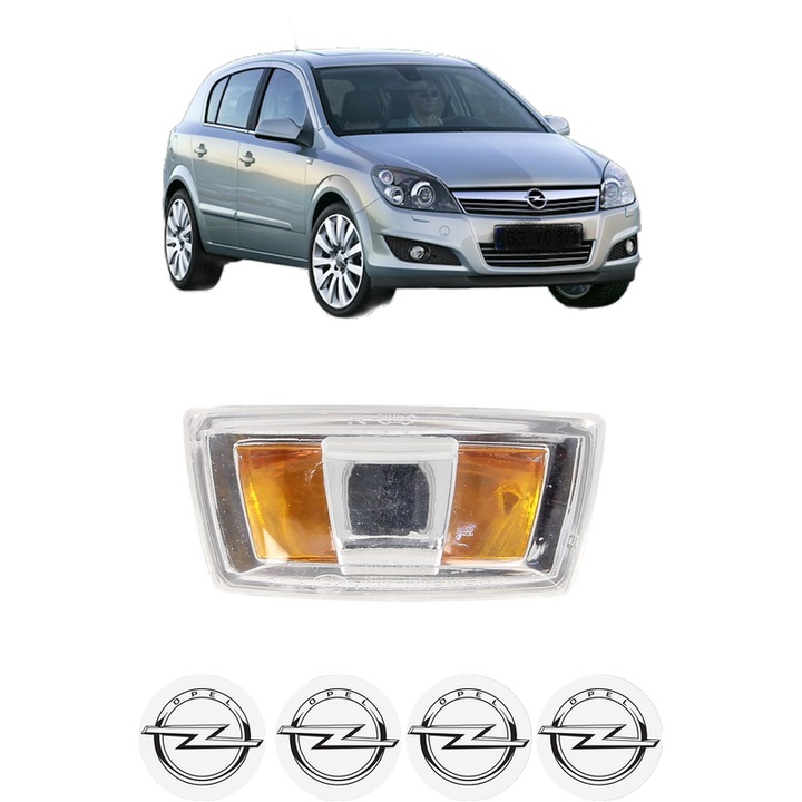 Semnalizator Partea Dreapta OPEL ASTRA H CLASSIC Hatchback (A04) din 2009, Auto, Blic, 4 Stickere auto cu OPEL