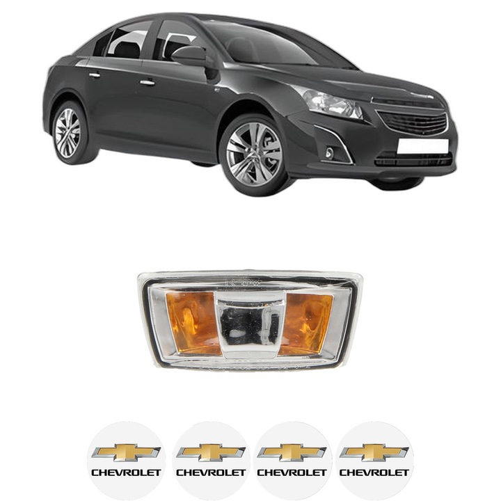Semnalizator Partea Dreapta CHEVROLET CRUZE (J300) din 2009-2018, Auto, Blic, 4 Stickere auto cu CHEVROLET