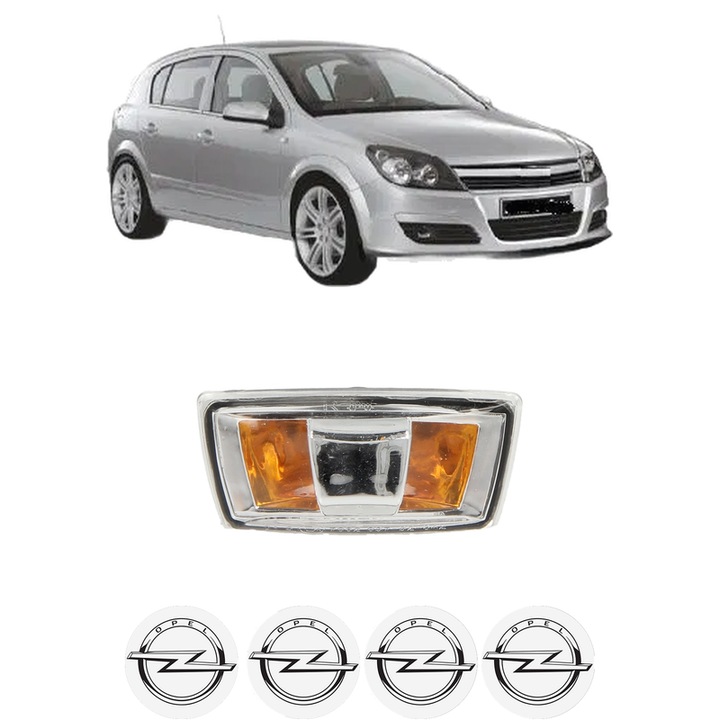 Semnalizator Partea Dreapta OPEL ASTRA H (A04) din 2004-2014, Auto, Blic, 4 Stickere auto cu OPEL