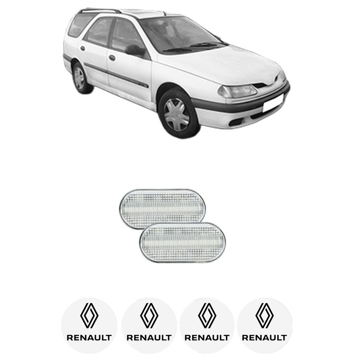 Semnalizator Partea Dreapta / Stanga RENAULT LAGUNA I Grandtour (K56_) din 1995-2001, Auto, Blic, 4 Stickere auto cu RENAULT