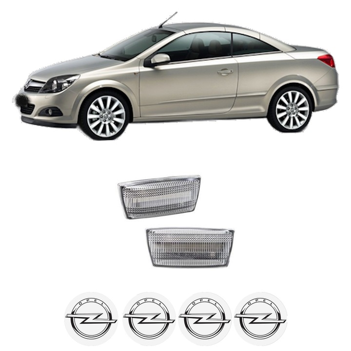 Semnalizator Partea Stanga / Dreapta OPEL ASTRA H TwinTop (A04) din 2005-2010, Auto, Blic, 4 Stickere auto cu OPEL