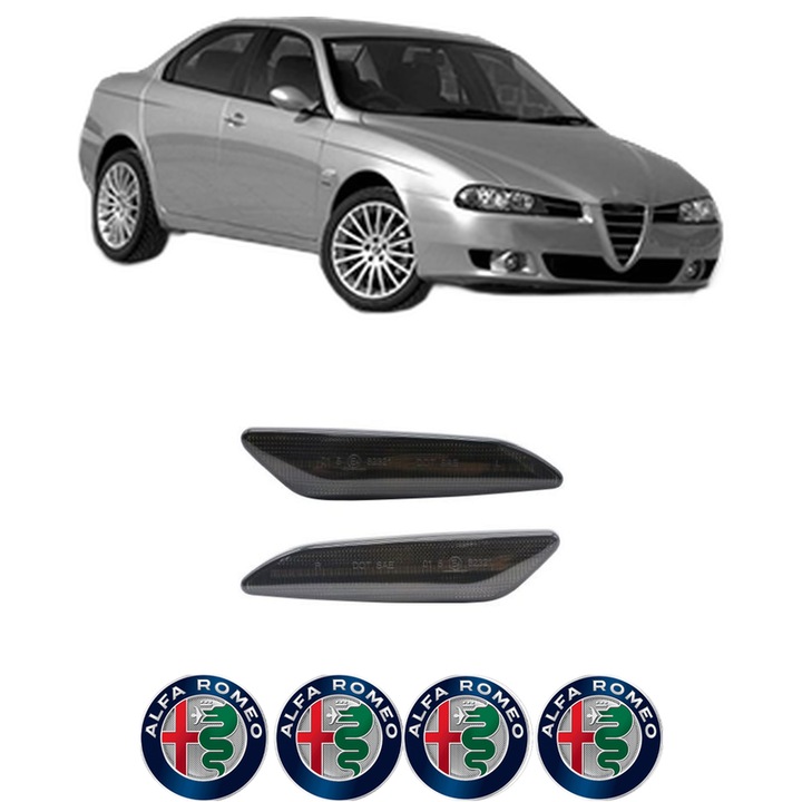 Semnalizator Partea Dreapta / Stanga ALFA ROMEO 156 (932_) din 1997-2005, Auto, Blic, 4 Stickere auto cu ALFA ROMEO