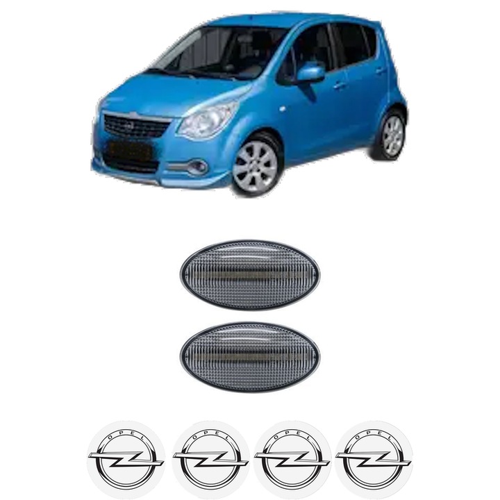 Semnalizator Partea Dreapta / Stanga OPEL AGILA B (H08) din 2008-2014, Auto, Blic, 4 Stickere auto cu OPEL