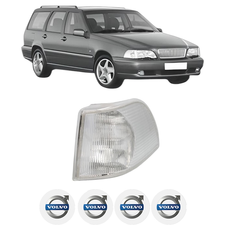 Semnalizator Fata Stanga VOLVO V70 I (875, 876) din 1995-2000, Auto, Depo, 4 Stickere auto cu VOLVO