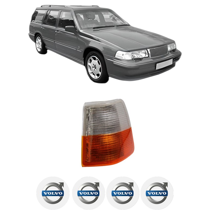 Semnalizator Fata Stanga VOLVO 960 Kombi (965) din 1990-1994, Auto, Depo, 4 Stickere auto cu VOLVO