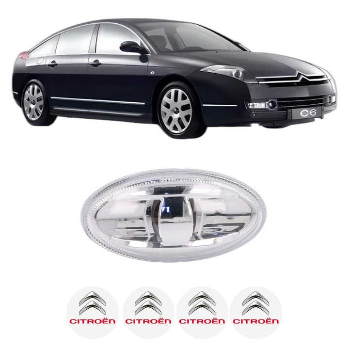 Semnalizator Partea Dreapta / Stanga CITROEN C6 (TD_) din 2005-2012, Auto, Blic, 4 Stickere auto cu CITROEN