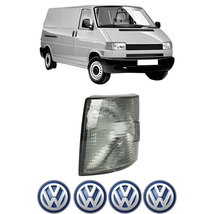 Semnalizator Fata Stanga Volkswagen TRANSPORTER T4 Van (70A, 70H, 7DA, 7DH) din 1990-2003, Auto, Depo, 4 Stickere auto cu Volkswagen