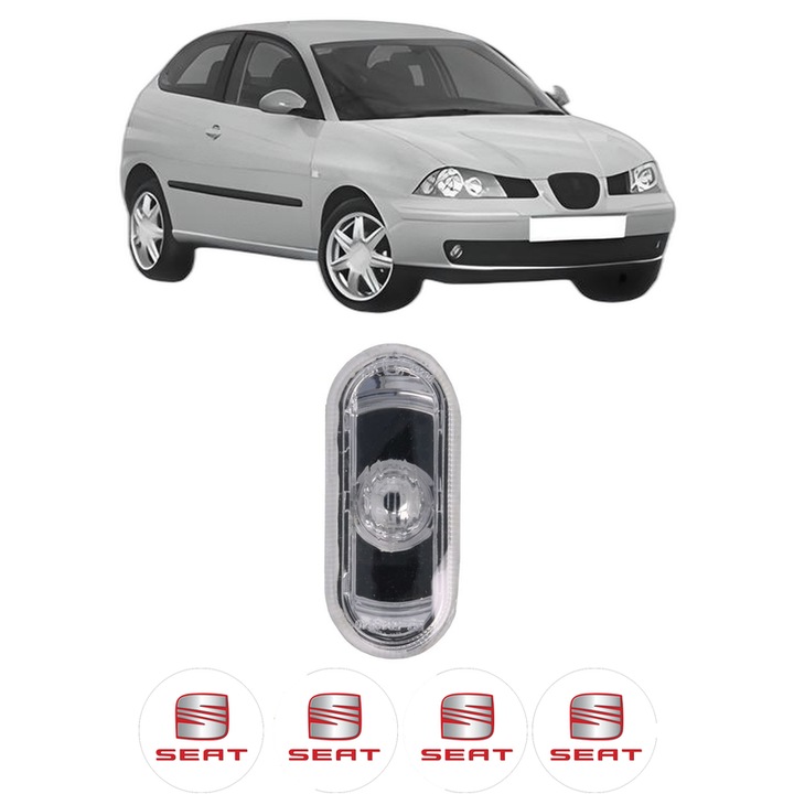 Semnalizator Partea Dreapta / Stanga SEAT IBIZA III (6L1) din 2002-2009, Auto, Blic, 4 Stickere auto cu SEAT
