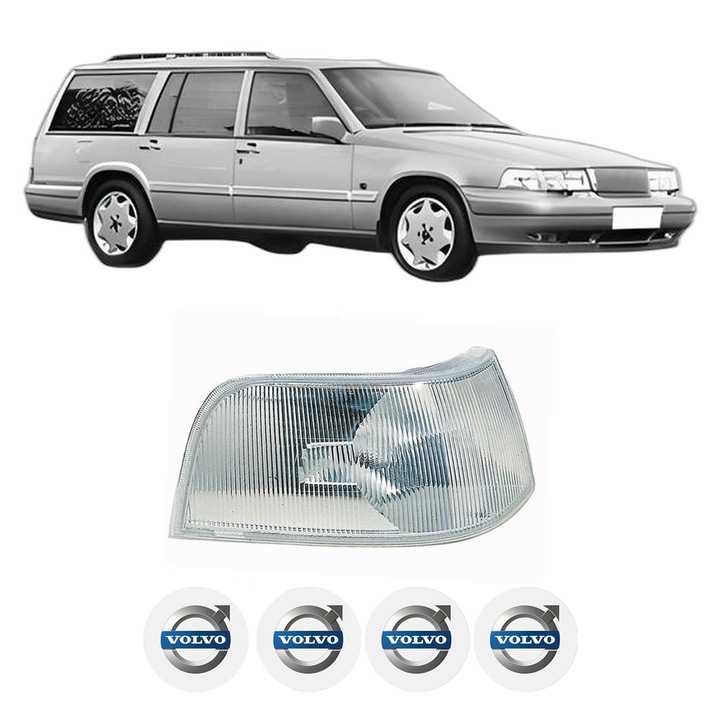 Semnalizator Fata Dreapta VOLVO 960 II Estate (965) din 1994-1996, Auto, Depo, 4 Stickere auto cu VOLVO