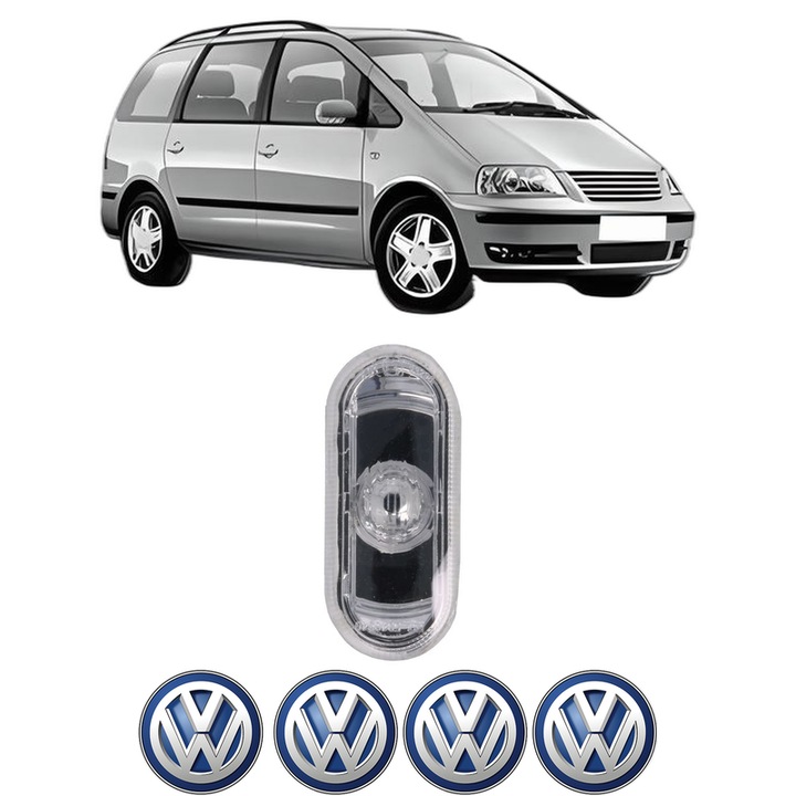 Semnalizator Partea Dreapta / Stanga Volkswagen SHARAN (7M8, 7M9, 7M6) din 1995-2010, Auto, Blic, 4 Stickere auto cu Volkswagen