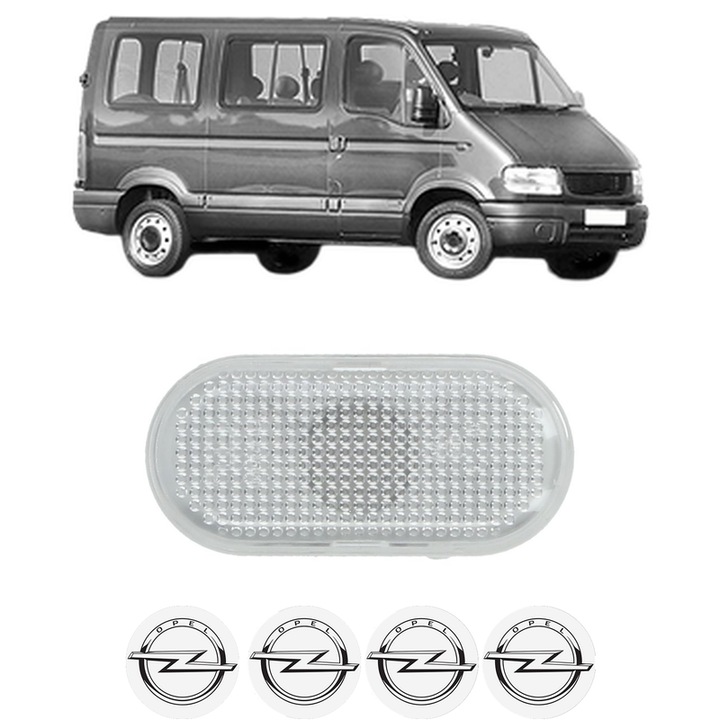 Semnalizator Partea Dreapta / Stanga OPEL MOVANO A Bus (X70) din 1998-2007, Auto, Blic, 4 Stickere auto cu OPEL